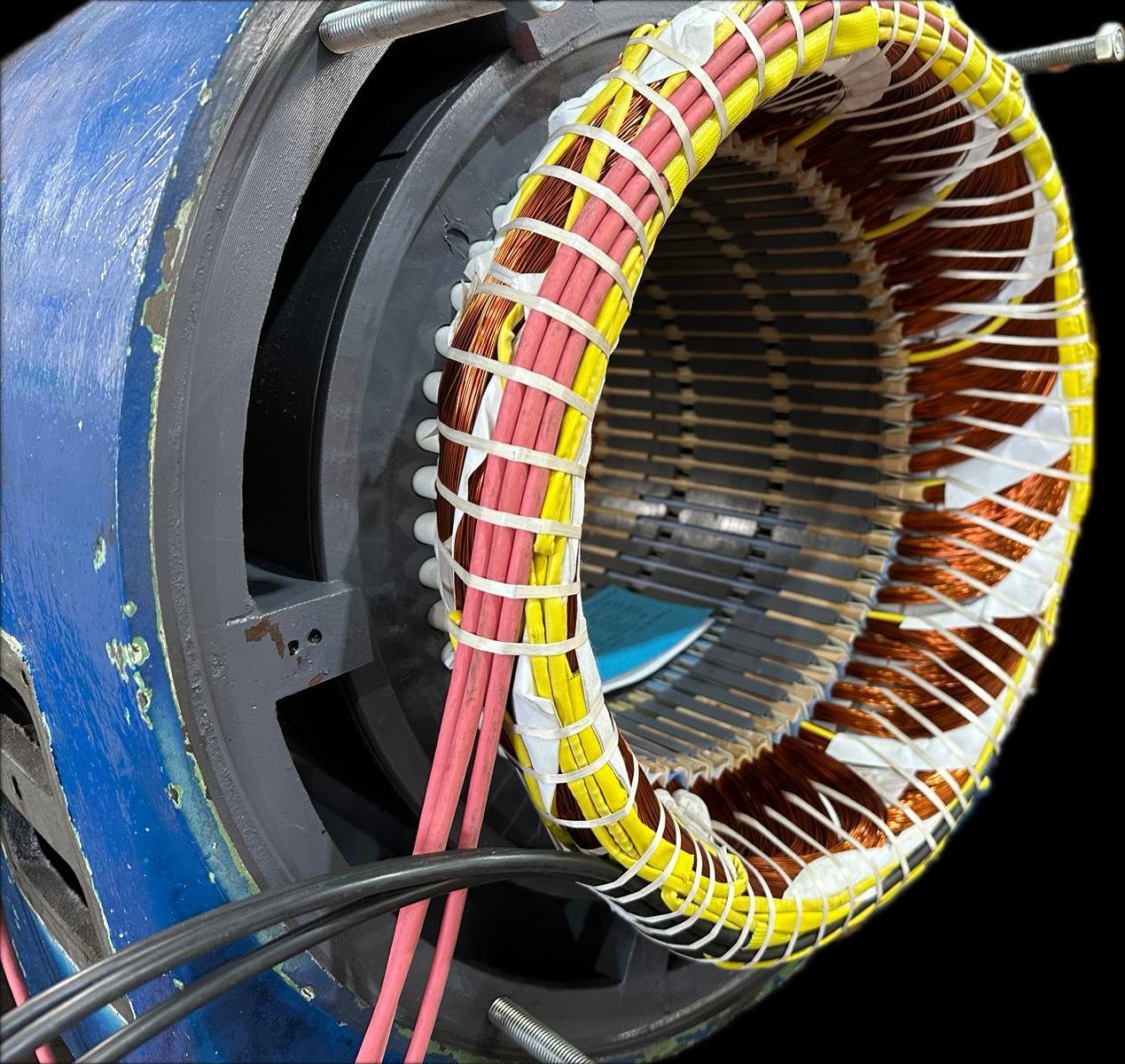 Solent Rewinds stator winding detail