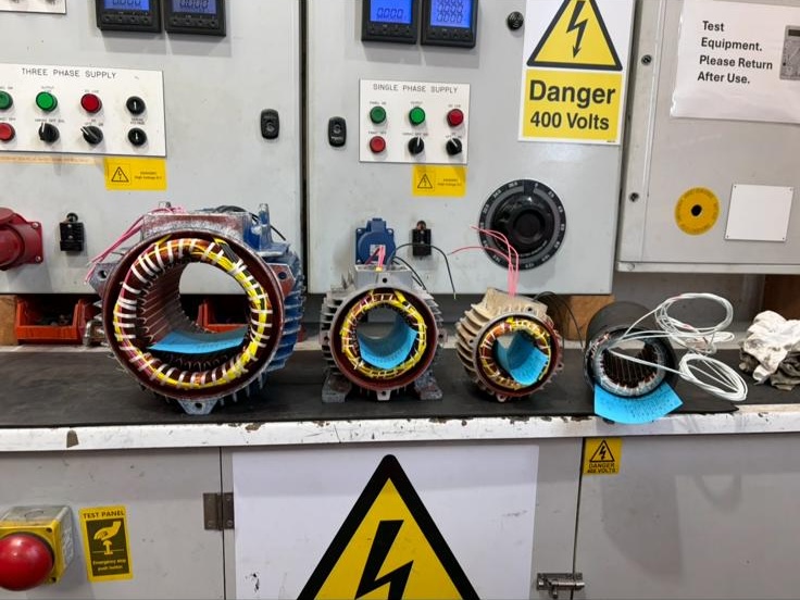 Solent Rewinds workshop stator inspection